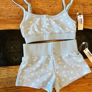Frankie’s bikinis set waffle size medium